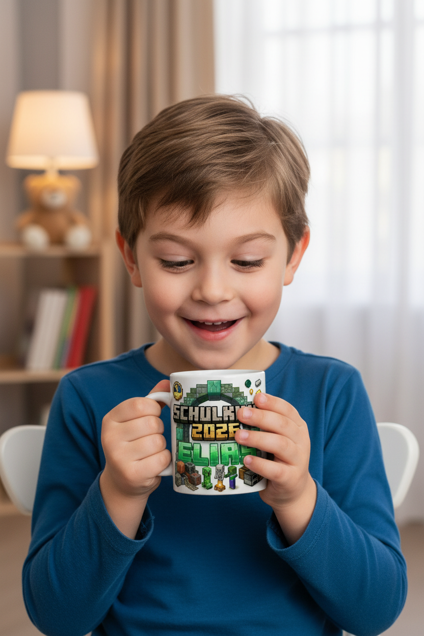 Personalisierte Tasse zur Einschulung - Das Perfekte Geschenk❤️