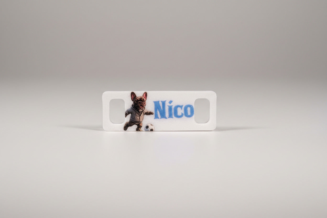 Personalisierte Sneaker Tag´s mit Schulmaskottchen Otto