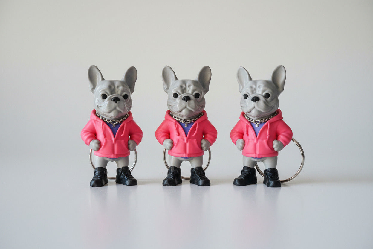 Otto der Farbige – Schulmaskottchen Schlüsselanhänger | 3D-Druck Multicolor