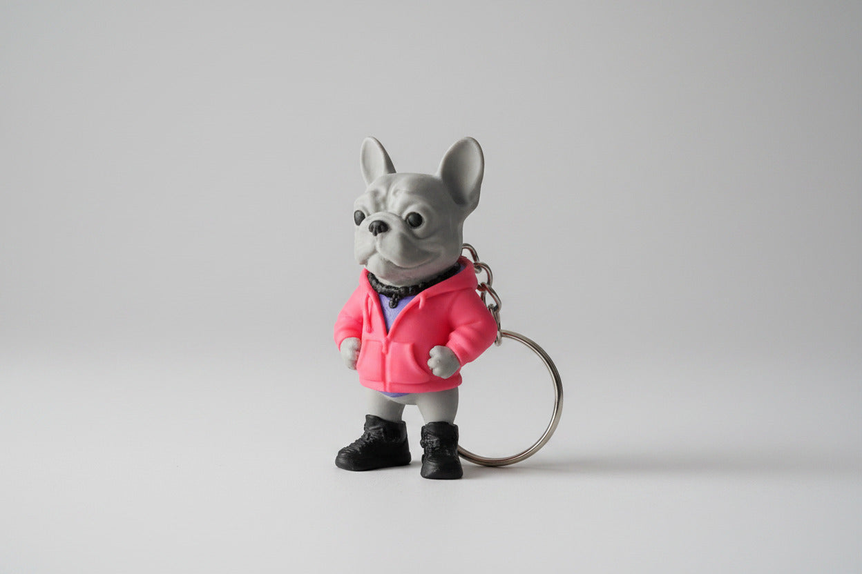 Otto der Farbige – Schulmaskottchen Schlüsselanhänger | 3D-Druck Multicolor