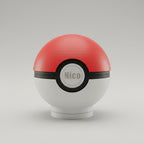 Personalisierter Pokéball – 3D-Druck mit LED & Namensgravur