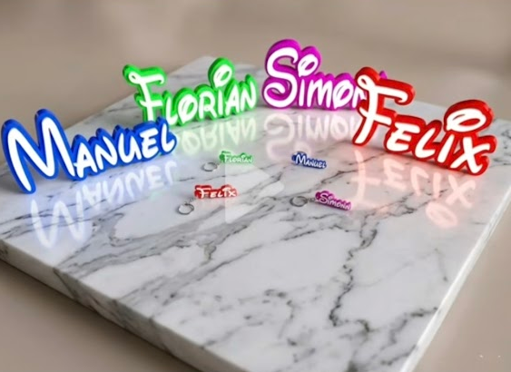Personalisiertes Namensschild im Disney Style – 3D Türschild & Aufsteller