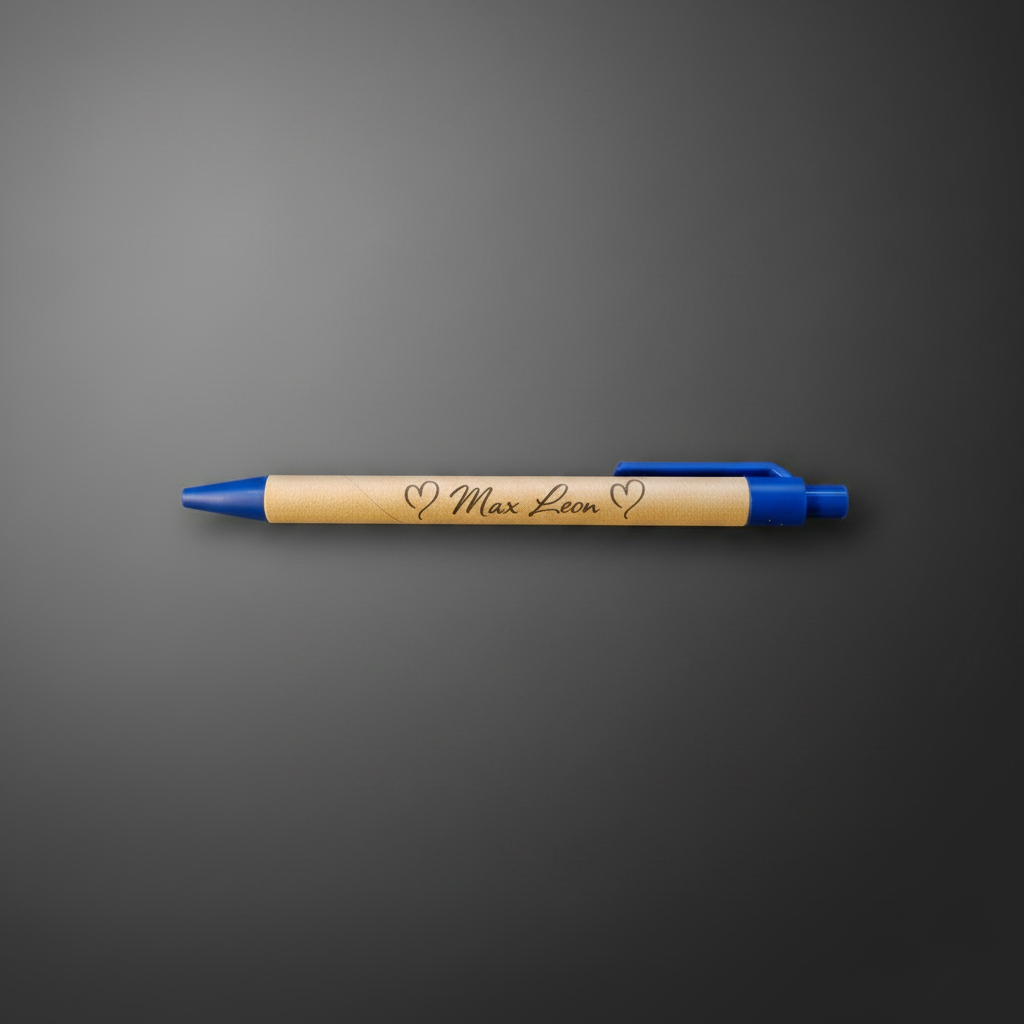 Bambus-Stift Blau