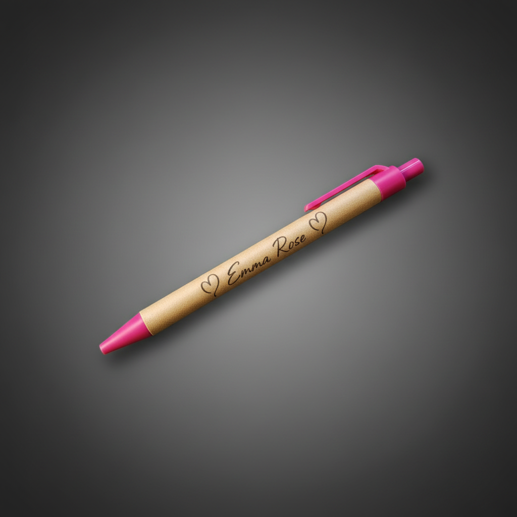 Bambus-Stift Pink