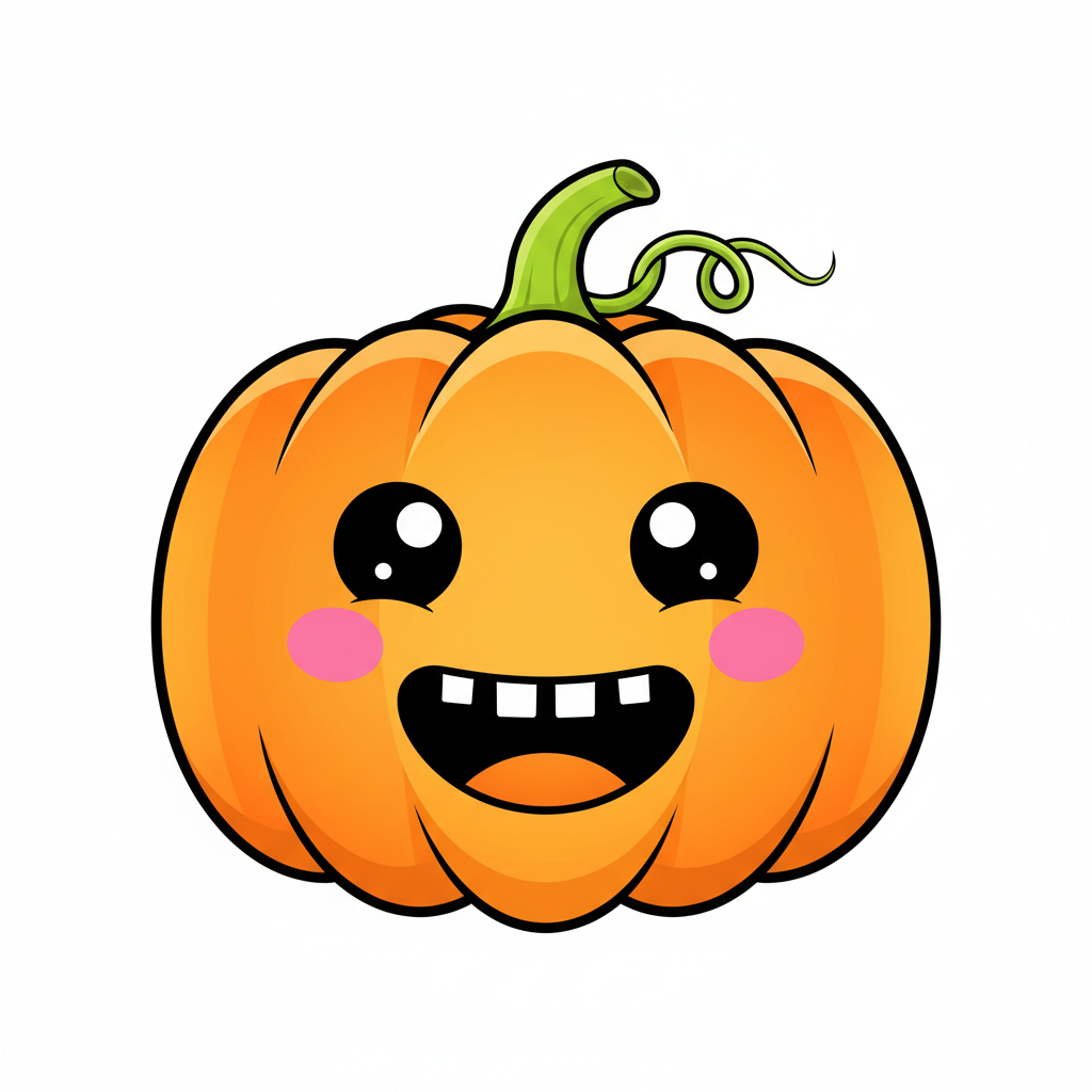 Cute Pumpkin Kids DTF