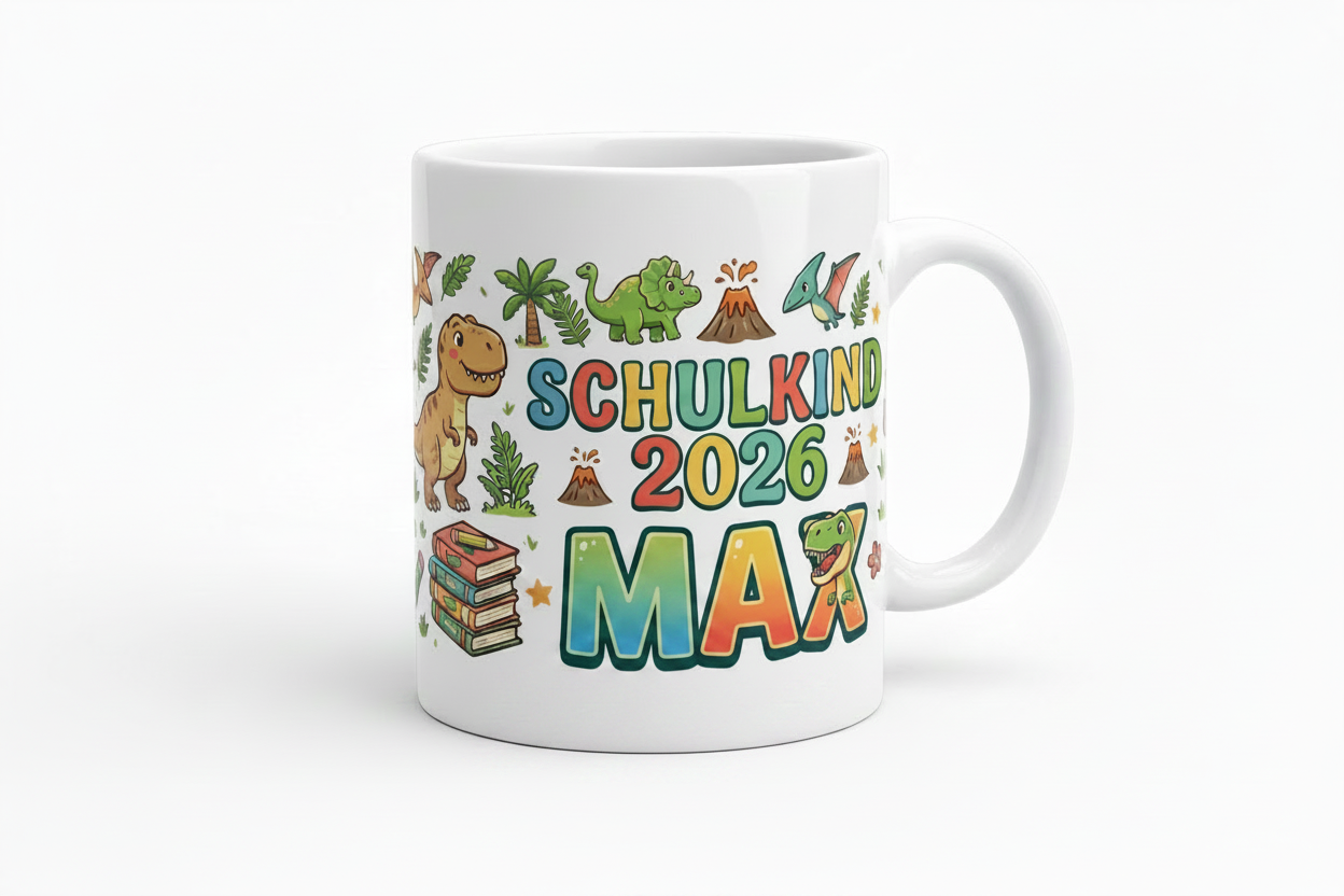 Personalisierte Tasse zur Einschulung - Das Perfekte Geschenk❤️