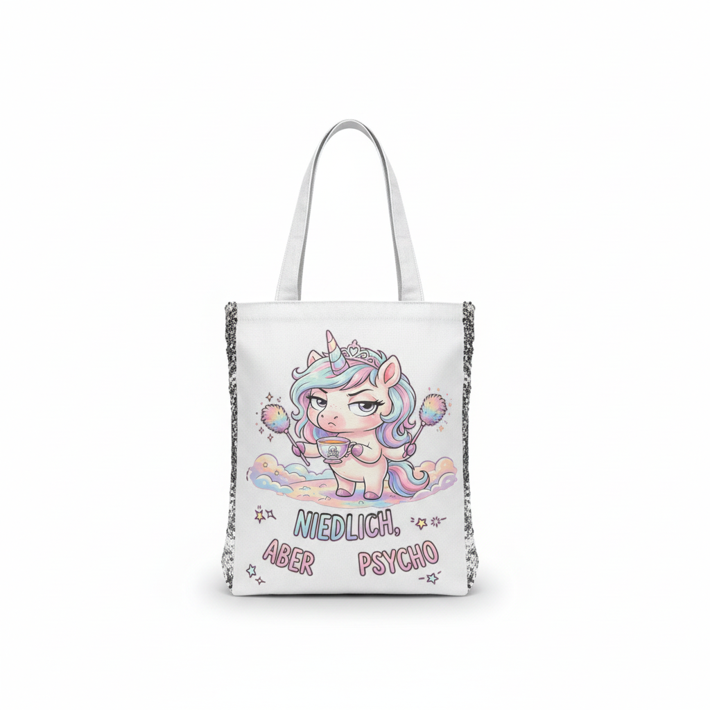Produktfoto der Tasche mit Einhorn-Motiv