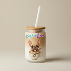 KaffeeLiebe Borosilikatglas Hund-Motiv
