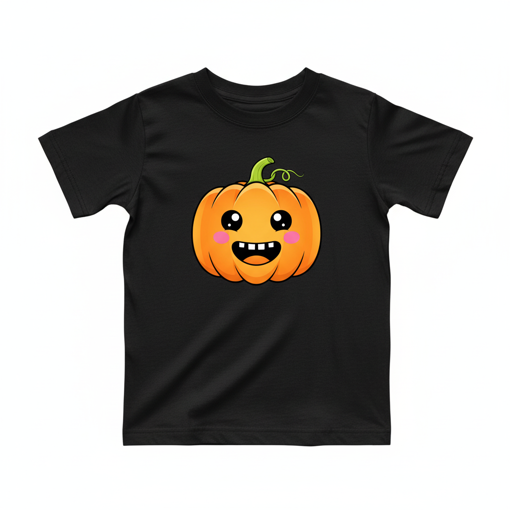 Mockup Pumpkin Black Shirt