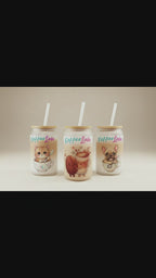 KaffeeLiebe Borosilikatglas – sublimiert - optional mit Personalisierung
