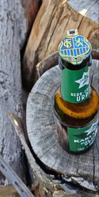 UV-Bierflaschendeckel mit Wunschmotiv – 10er Set