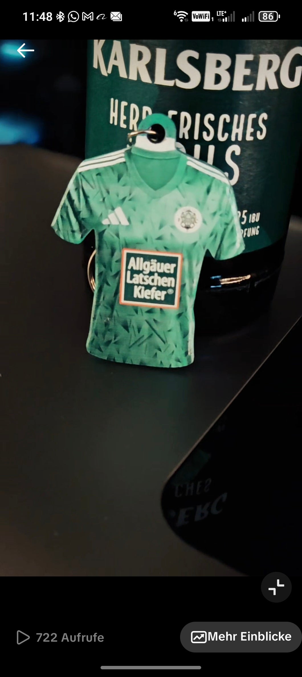 3D-Druck Trikot Schlüsselanhänger – Personalisiert mit UV-Druck