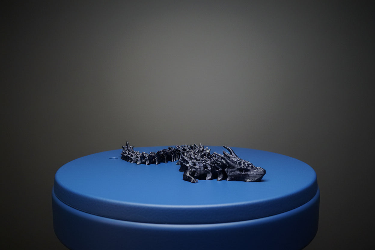 Flexibler 3D-Druck Drache – Beweglich, Bunt & Handgefertigt
