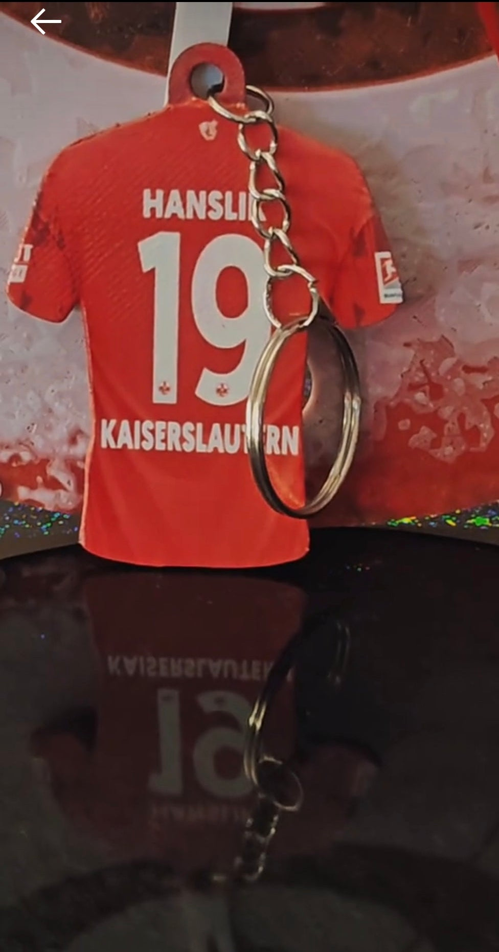 3D-Druck Trikot Schlüsselanhänger – Personalisiert mit UV-Druck