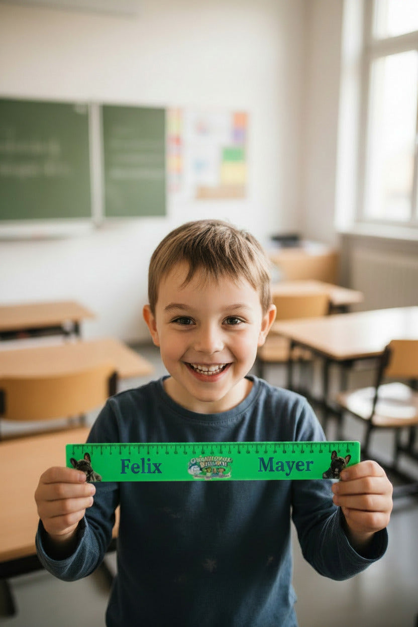 Personalisiertes Schullineal 30 cm – 3D-Druck & UV-Druck | Grundschule Bexbach Kollektion