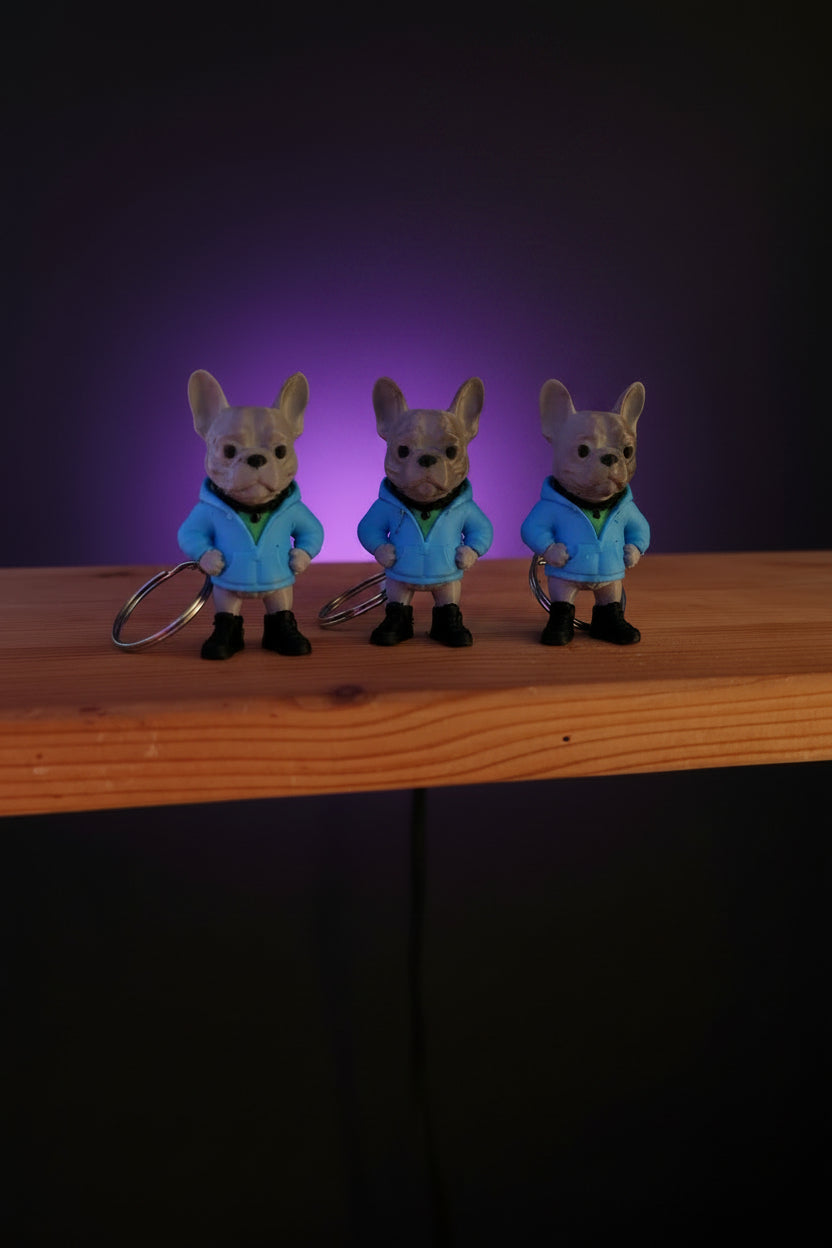 Otto der Farbige – Schulmaskottchen Schlüsselanhänger | 3D-Druck Multicolor