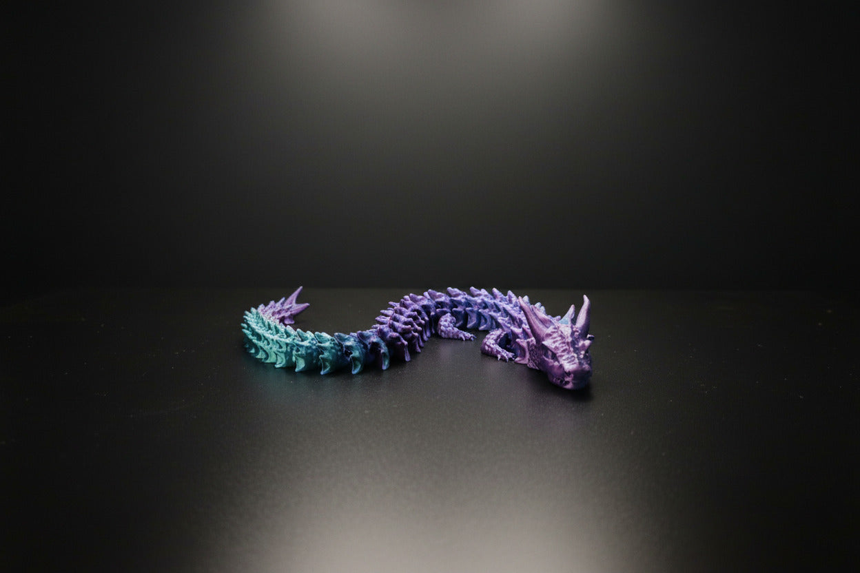 Flexibler 3D-Druck Drache – Beweglich, Bunt & Handgefertigt