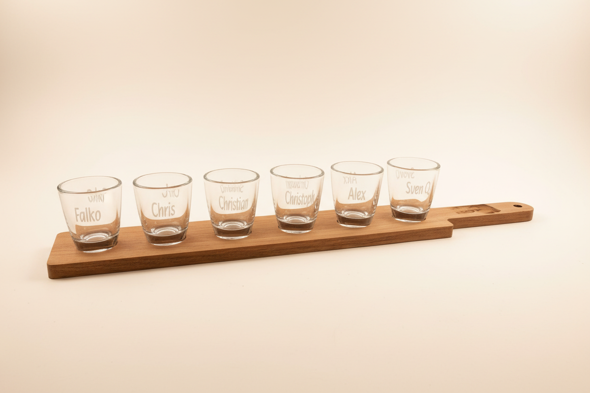 Shotbrett weiß
