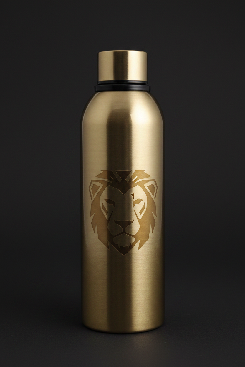 Thermos einseitig Logo groß