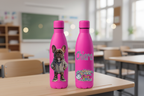 Trinkflasche Pink beide Ansichten