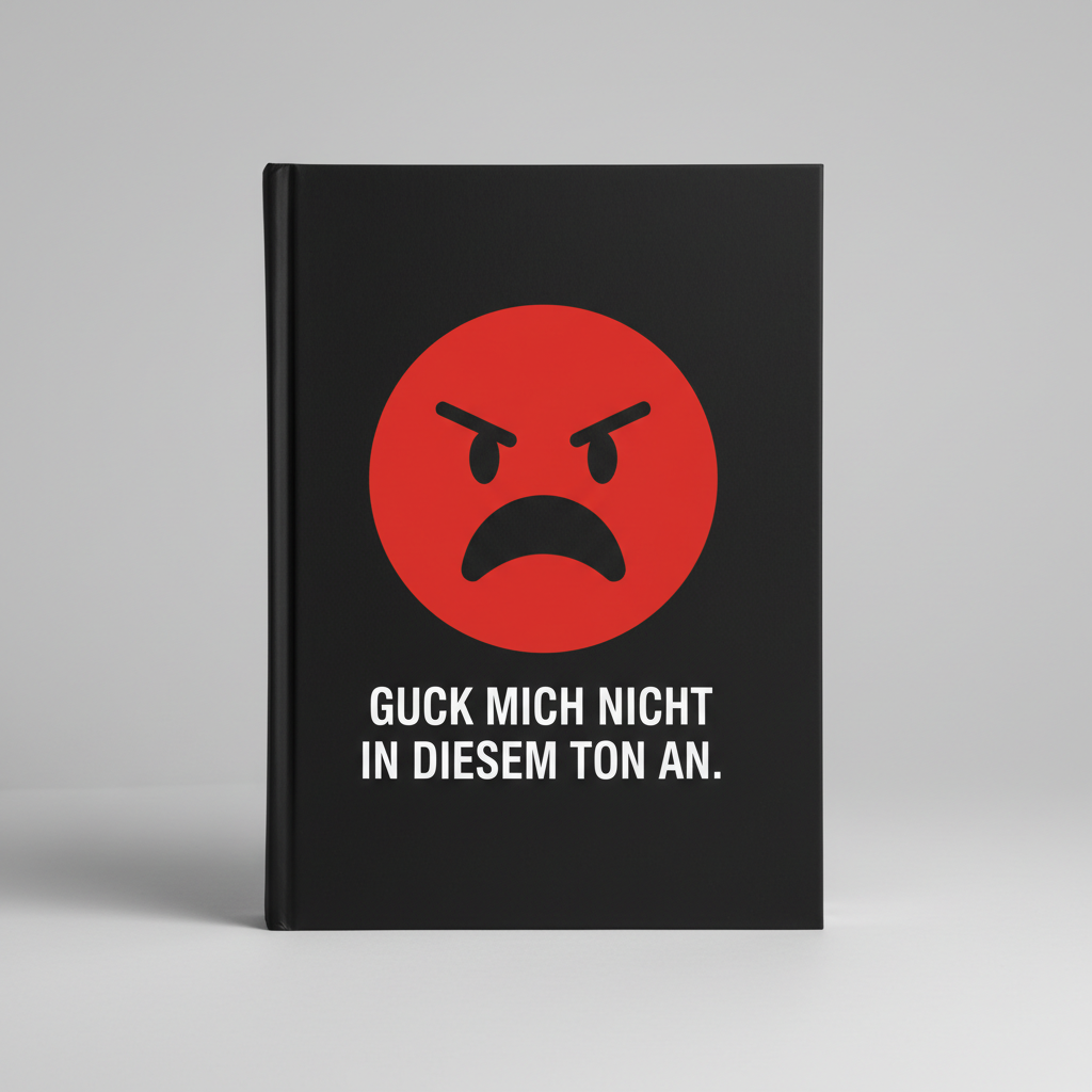 Wütendes Emoji Notizbuch