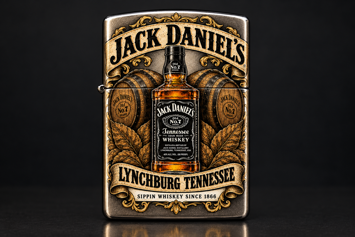 Zippo Jack Daniel's Fässer-Design