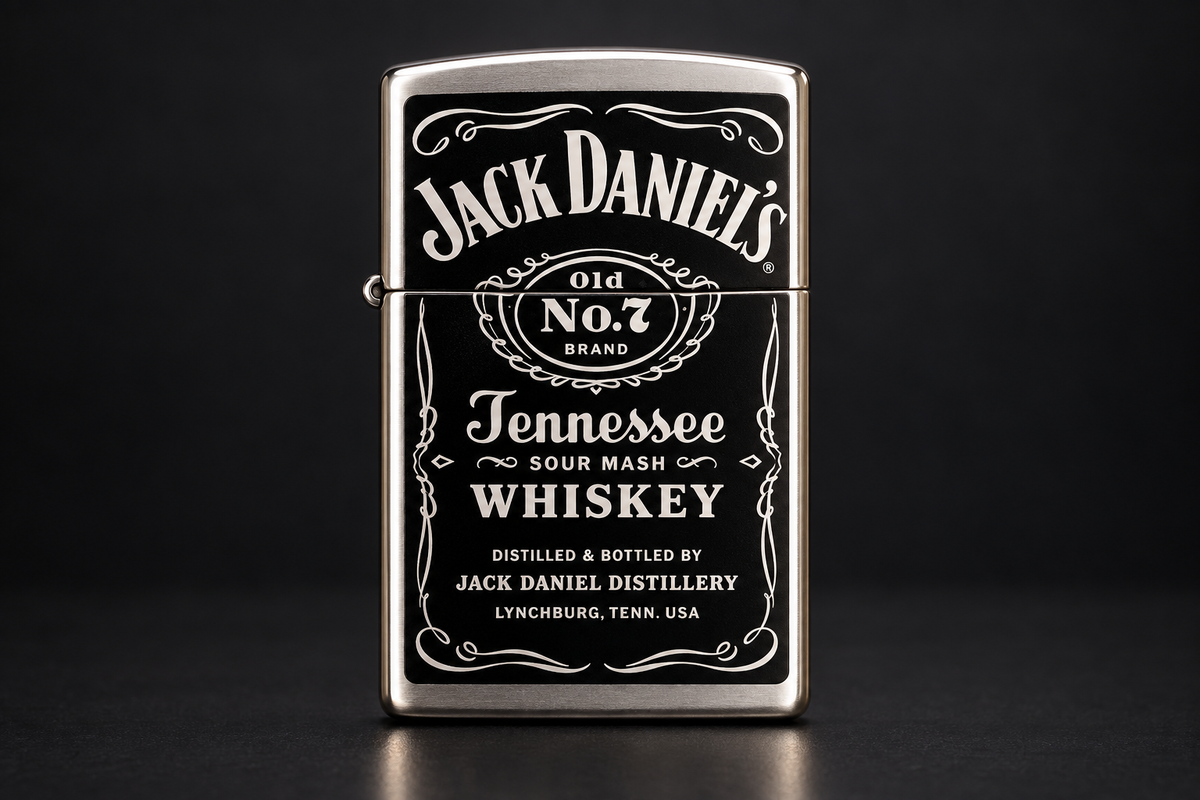 Zippo klassisches Jack Daniel's Etikett