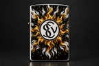 Zippo mit Wappen splash